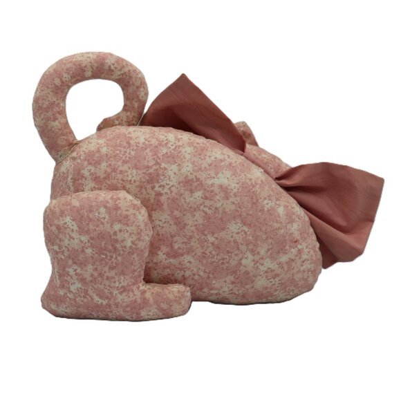 Stuff Handmade Pink Cat Makes A Great Display - Picture 4 of 7